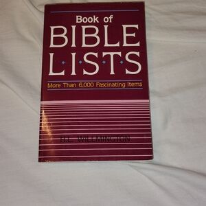 Book of Bible Lists by H.L. Willmington, Paperback.